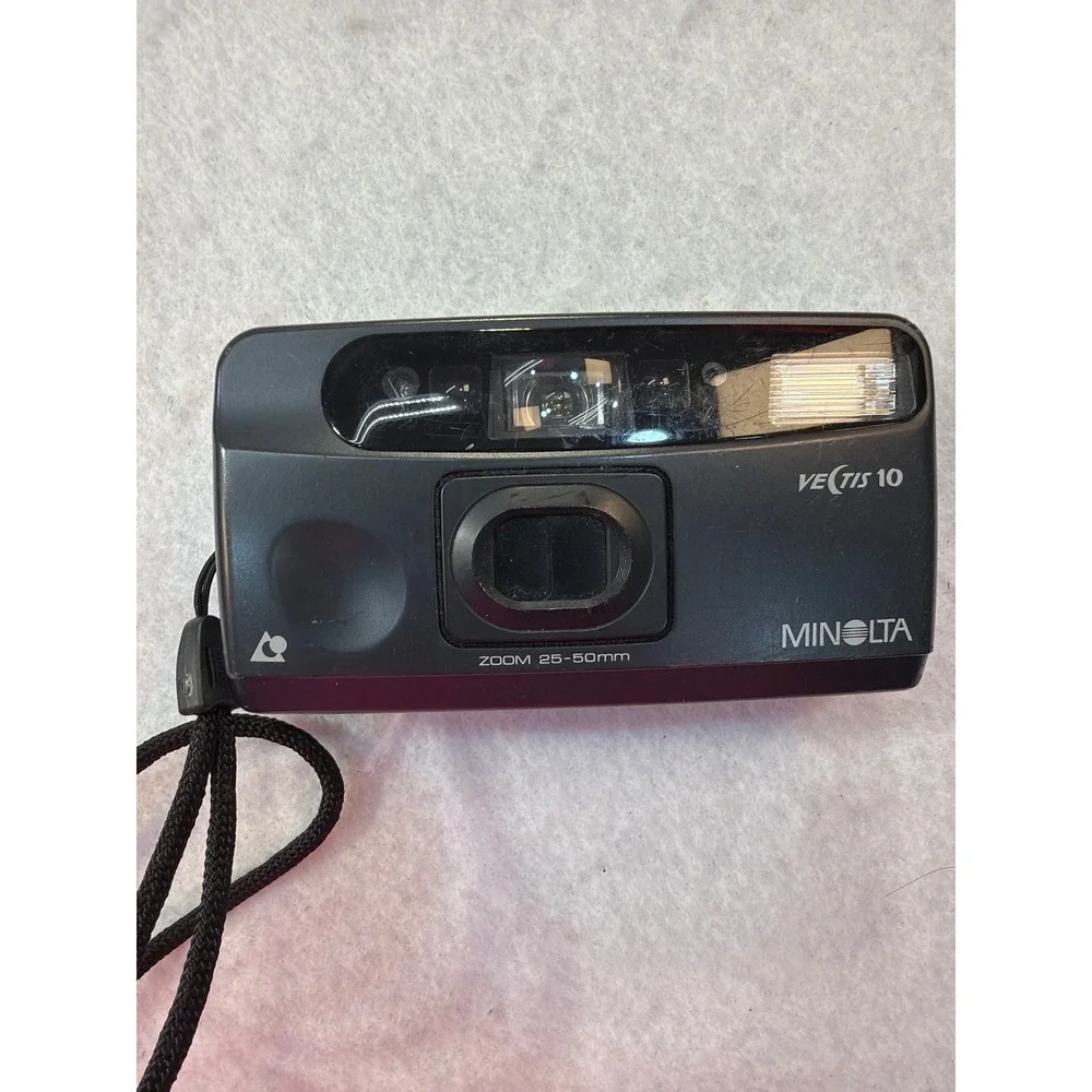 Minolta Vectis 10 Date Camera Vintage‎ 90's APS Point and Shoot. Not Film Tested